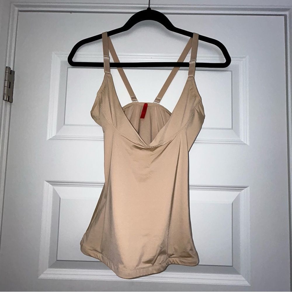 SPANX Slimplicity Under Bra Open-Bust Camisole Shapewear Tank Top
